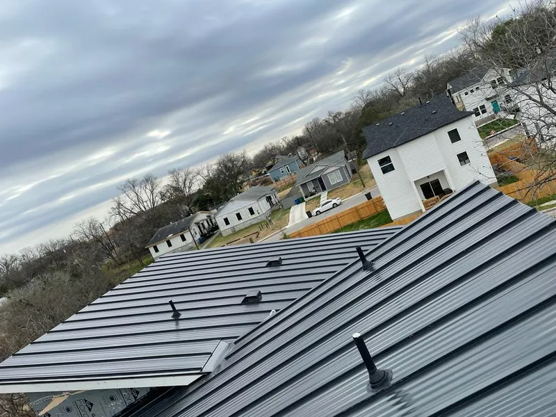 Standing seam metal roof panels with vents for Skylight Repair in Meredith